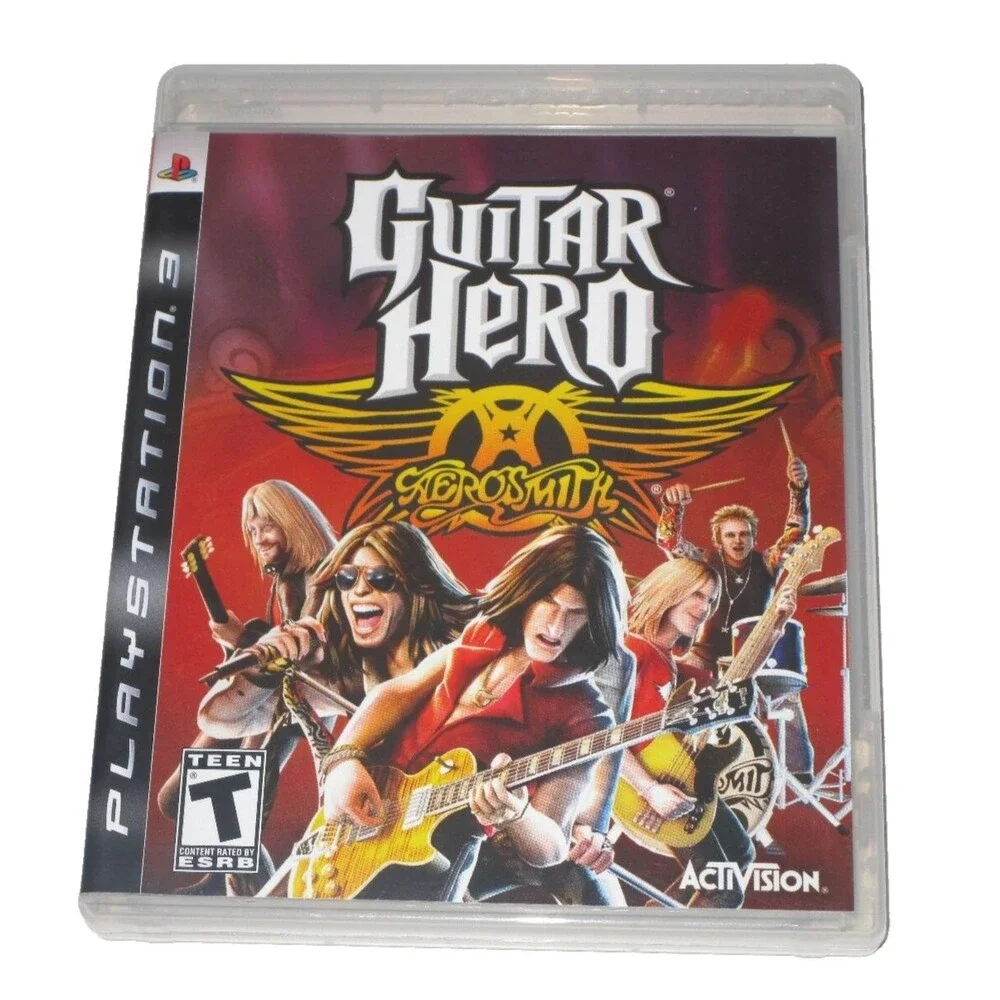 Guitar Hero: Aerosmith (Sony Playstation 3, 2008) COMPLETE